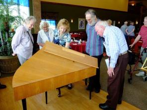 Fred and Friends around Harpsichord-Harbour Pointe Retirement